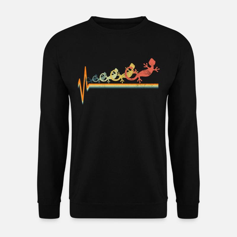 Echse GEcko Salamander - Unisex Pullover - Schwarz