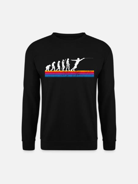 Fencing evolution - Unisex Sweatshirt - black