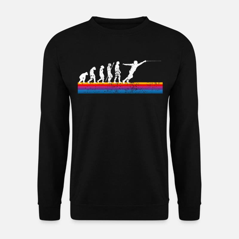 Fencing evolution - Unisex Sweatshirt - black