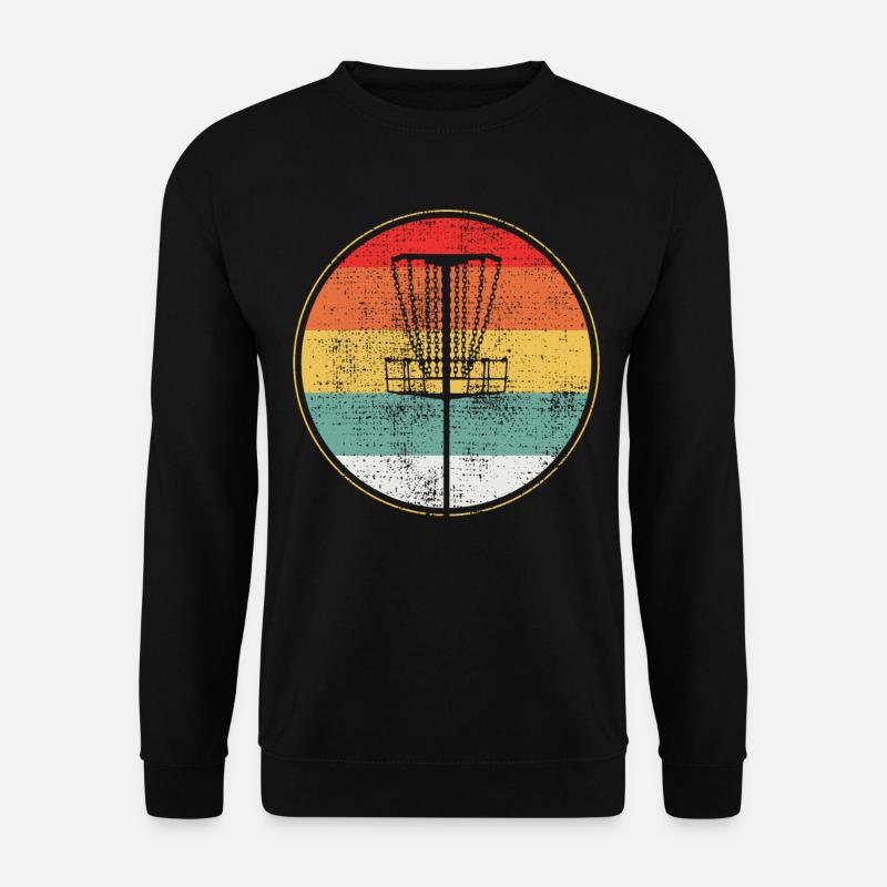Retro Disc Golf - Unisex Sweatshirt - black