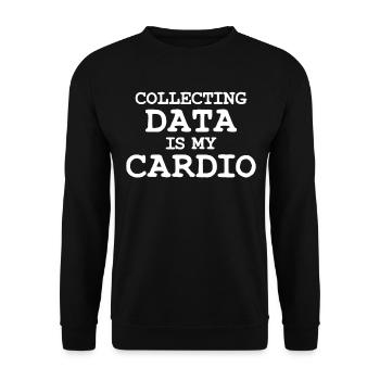 Données psychologiques - Sweat-shirt Unisexe - noir - Devant - Alina (178cm) & Michal (187cm)