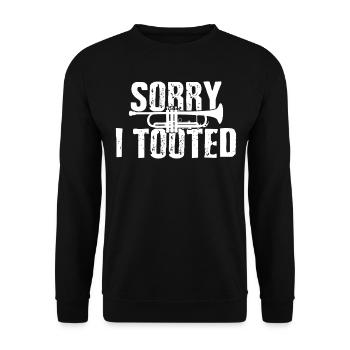 Trompete Trompeten - Unisex Pullover - Schwarz - Vorne - Alina (178cm) & Michal (187cm)