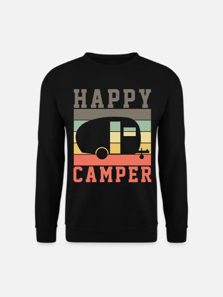 Camping Nature Caravan JAgt - Unisex Sweatshirt - black