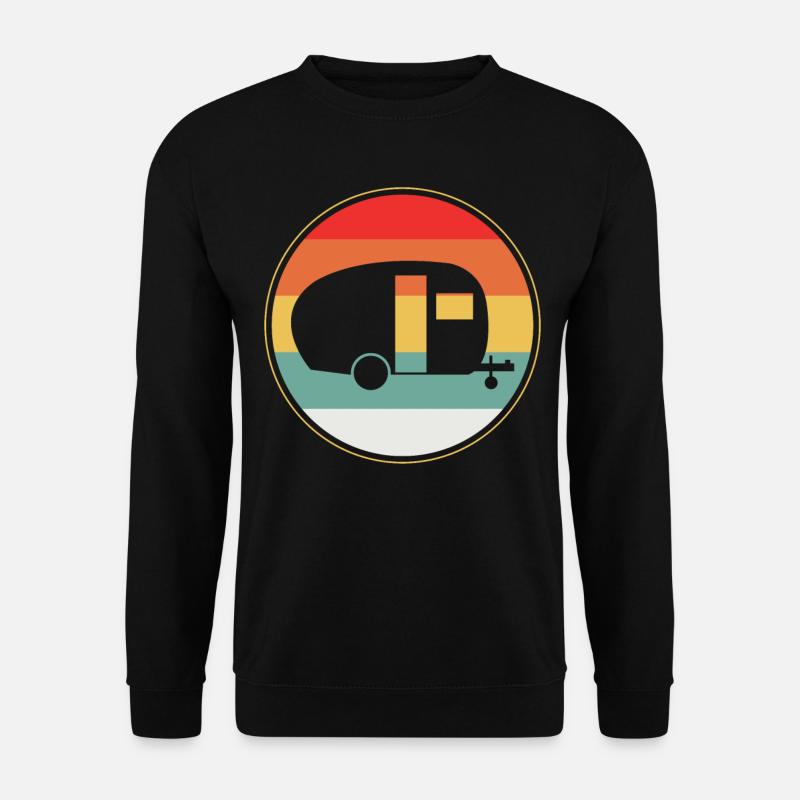 Camping nature caravan - Unisex Sweatshirt - black