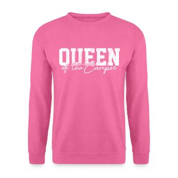 Camping Queen - Sweat-shirt Unisexe - rose - Devant