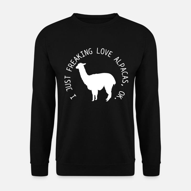 Alpacas - Unisex Pullover - Schwarz