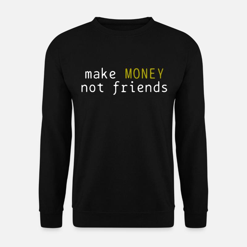 Geld - Unisex Pullover - Schwarz