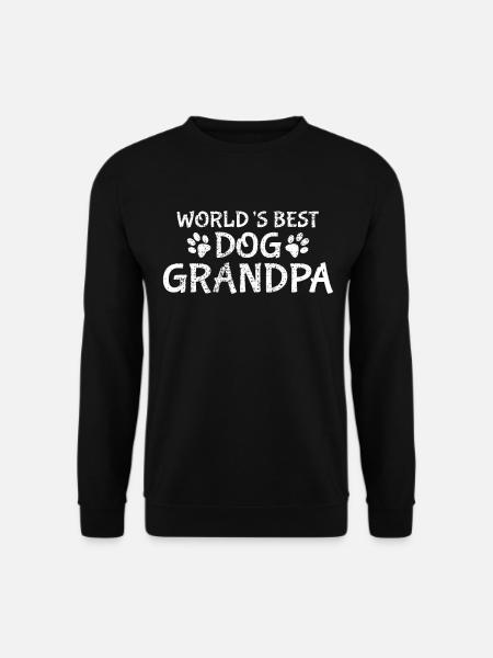 Hunde Opa - Unisex Pullover - Schwarz