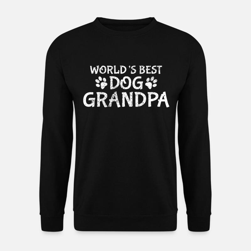 Hunde Opa - Unisex Pullover - Schwarz