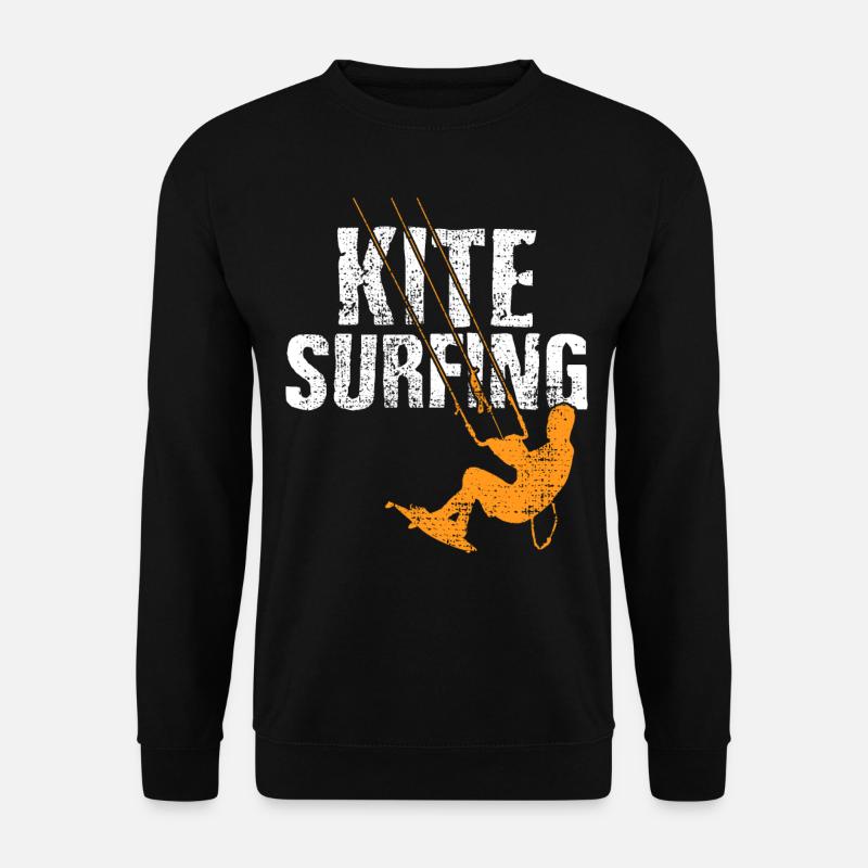 Kite Surfing - Unisex Pullover - Schwarz