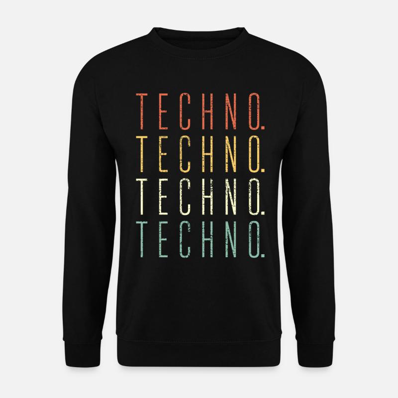 Techno - Unisex Sweatshirt - black