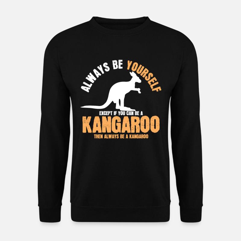Kangaroo - Unisex Pullover - Schwarz