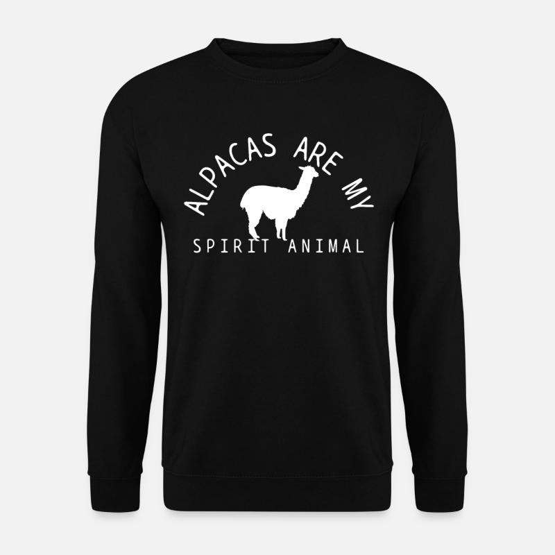 Funny alpacas - Unisex Sweatshirt - black
