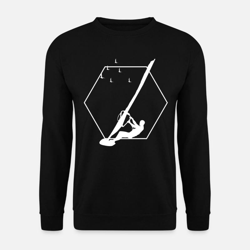 Windsurfing Liebhaber - Unisex Pullover - Schwarz