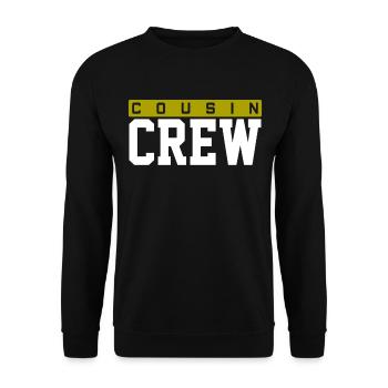 Cousin Crew Retro Family Holiday - Sweat-shirt Unisexe - noir - Devant - Alina (178cm) & Michal (187cm)