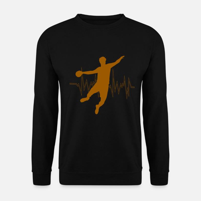 Rythme cardiaque handball - Sweat-shirt Unisexe - noir