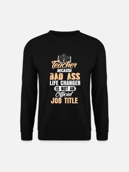 Lærer Lærer - Genser unisex - svart