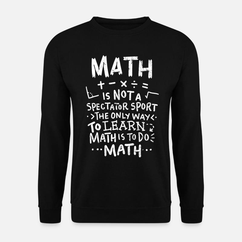 math teacher - Unisex Sweatshirt - black
