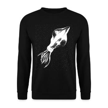 Octopus - Unisex Sweatshirt - black - Front - Alina (178cm) & Michal (187cm)