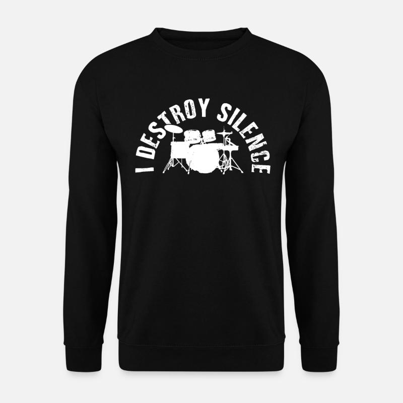 Schlagzeug - Unisex Pullover - Schwarz