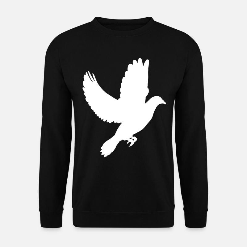 Taube - Unisex Pullover - Schwarz