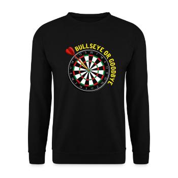Fléchettes Bullseye Fléchettes Fléchettes club - Sweat-shirt Unisexe - noir - Devant - Alina (178cm) & Michal (187cm)