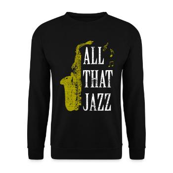 Sax sax - Sweat-shirt Unisexe - noir - Devant - Alina (178cm) & Michal (187cm)