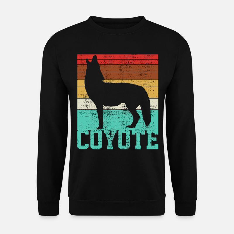 Coyote Coyote Coyote - Unisex Pullover - Schwarz