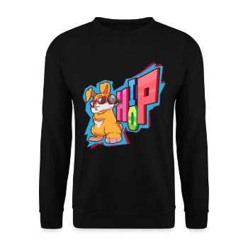 Ostern - Unisex Pullover - Schwarz - Vorne - Alina (178cm) & Michal (187cm)