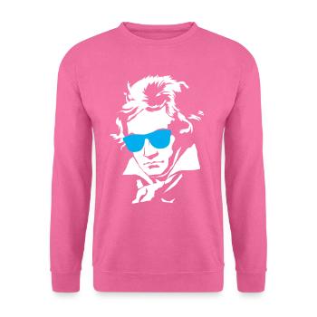Beethoven - Sweat-shirt Unisexe - rose - Devant