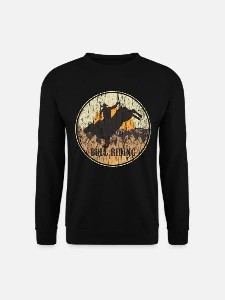 Bull riding - Unisex Sweatshirt - black