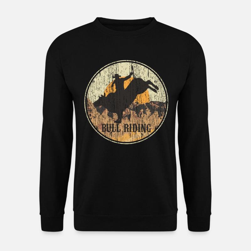 Bull riding - Unisex Sweatshirt - black