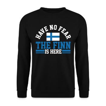 Finlande en finnois - Sweat-shirt Unisexe - noir - Devant - Alina (178cm) & Michal (187cm)