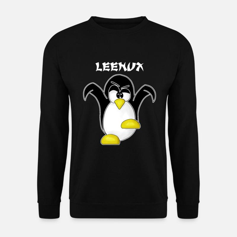 Linux Computer Nerd Geek Informatik Admin Geschenk - Unisex Pullover - Schwarz