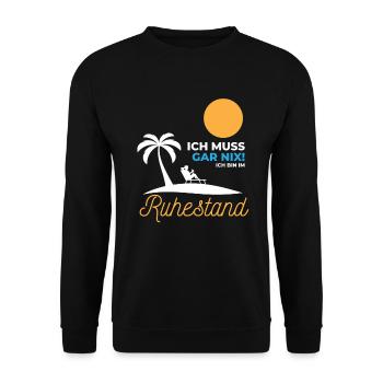 Retraite 2019 retraite 63 60 collègues adieu - Sweat-shirt Unisexe - noir - Devant - Alina (178cm) & Michal (187cm)