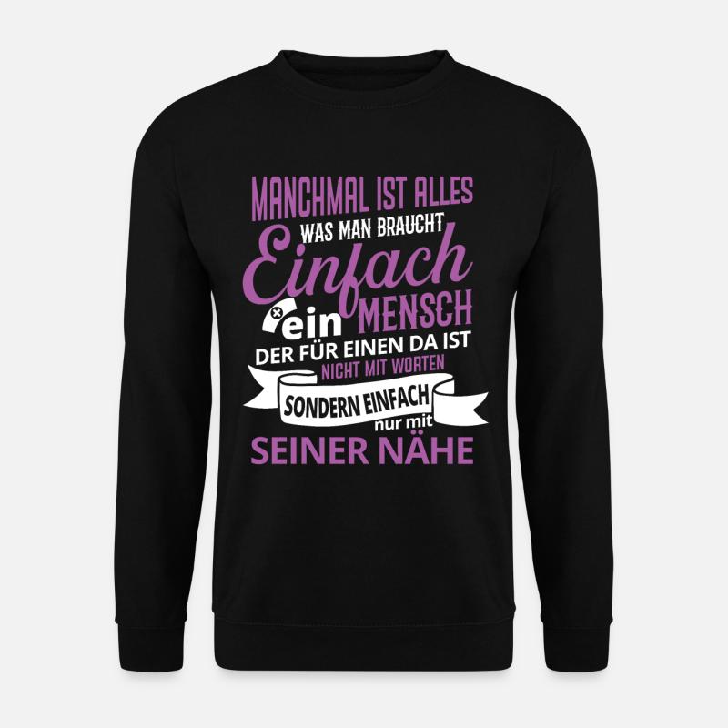 Altenpflegerin Engel Pflegerin Pflege Altenheim - Unisex Pullover - Schwarz