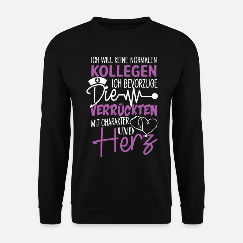Altenpflegerin Altenpfleger Pfleger Pflegerin - Unisex Pullover - Schwarz