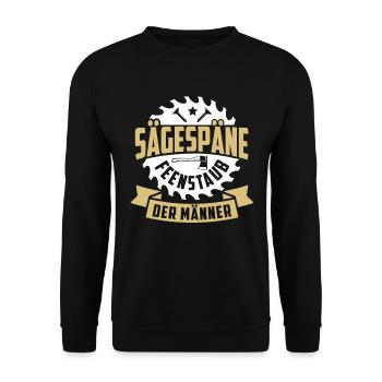Sawdust Men's Fairy Dust - Unisex Sweatshirt - black - Front - Alina (178cm) & Michal (187cm)