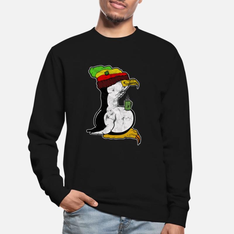 Tux Linux Penguin Coffee Break Computer Nerd Retro Unisex Sweatshirt