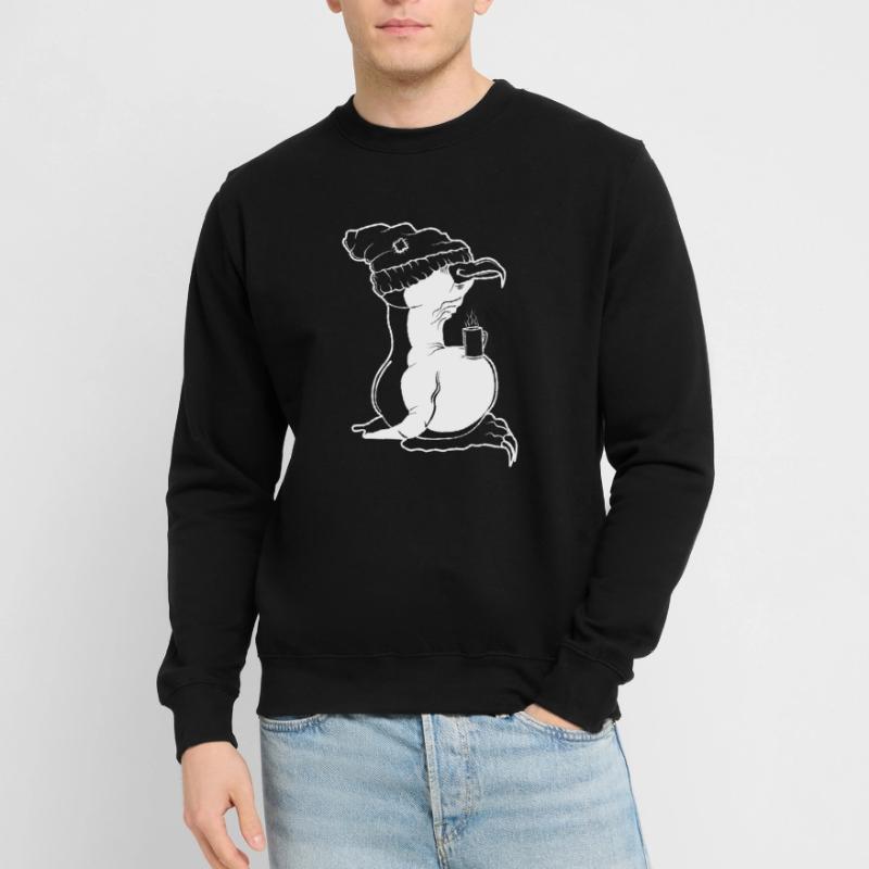 Tux Linux Penguin Coffee Break Computer Freak Nerd Unisex Sweatshirt