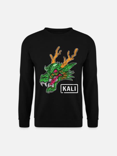 Kali Linux Administrateur de l'ordinateur Tux Dragon Head - Sweat-shirt Unisexe - noir