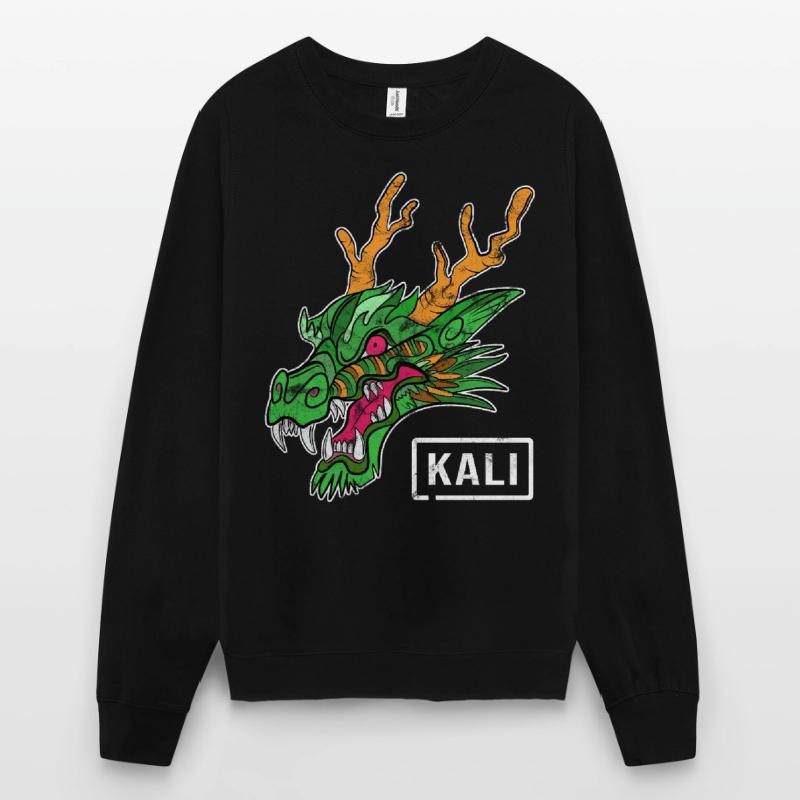 Kali Linux Computer Administrator Tux Dragon Head Unisex Sweatshirt