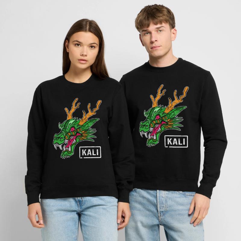 Kali Linux Computer Administrator Tux Drachen Kopf Unisex Pullover