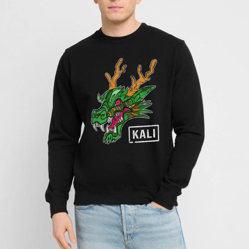 Kali Linux Computer Administrator Tux Drachen Kopf Unisex Pullover