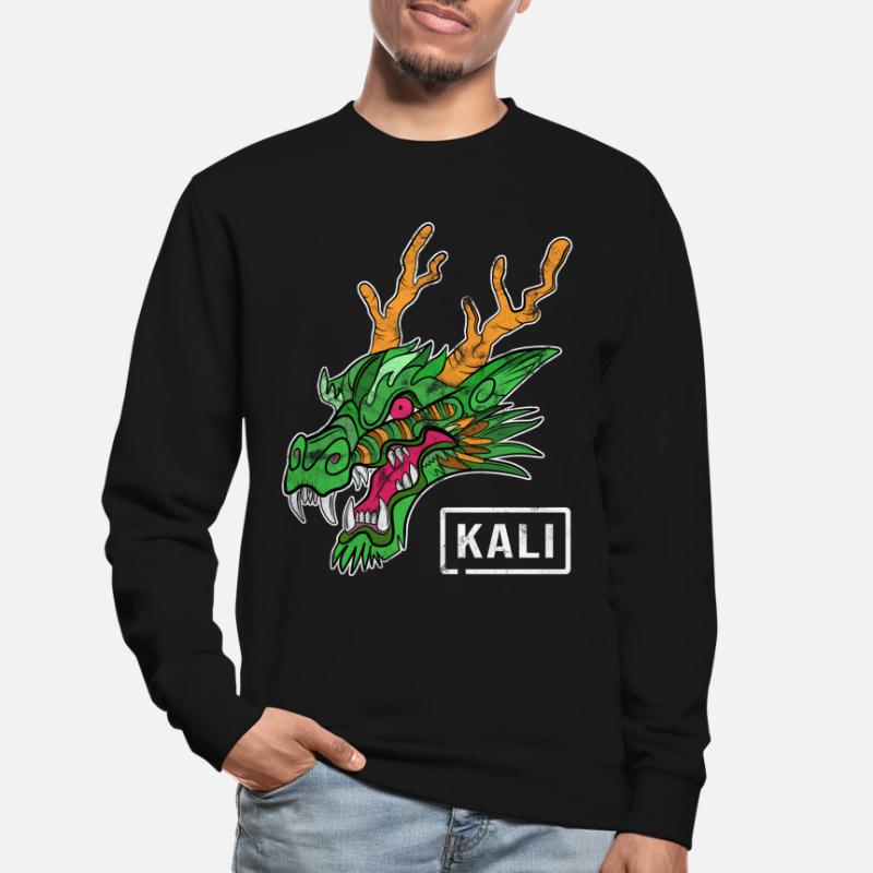 Kali Linux Computer Administrator Tux Drachen Kopf Unisex Pullover