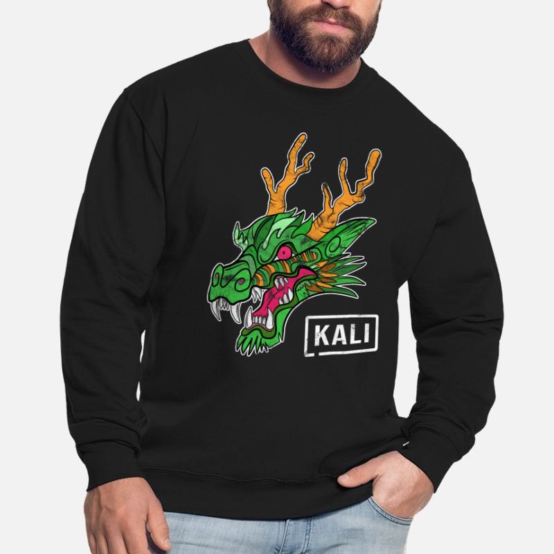 Kali Linux Computer Administrator Tux Drachen Kopf Unisex Pullover