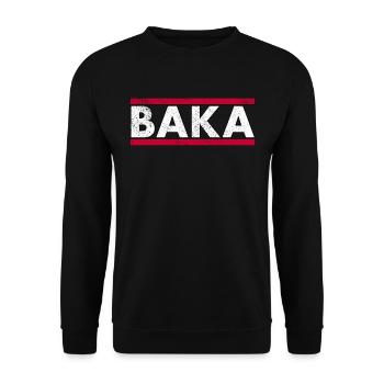 Baka anime - Unisex Sweatshirt - black - Front - Alina (178cm) & Michal (187cm)