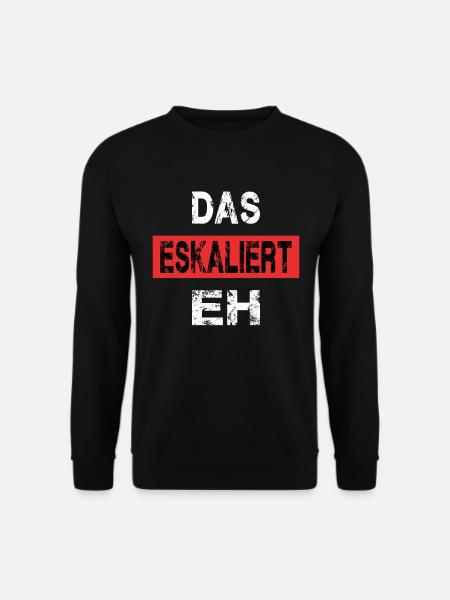 DAS ESKALIERT EH - Unisex Pullover - Schwarz