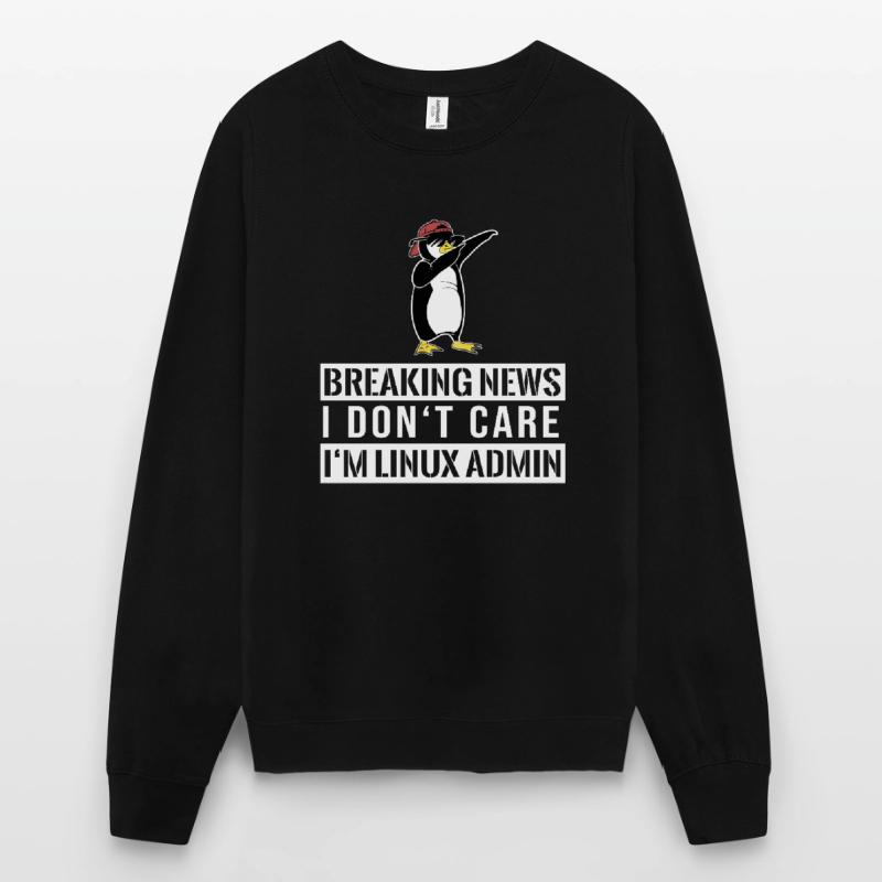 IT Nerd Linux Linux Pinguin Geek Software Engineer Unisex Pullover
