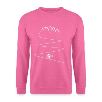 MTB Mountain Bike Enduro MTB Biker - Unisex Pullover - Pink - Vorne